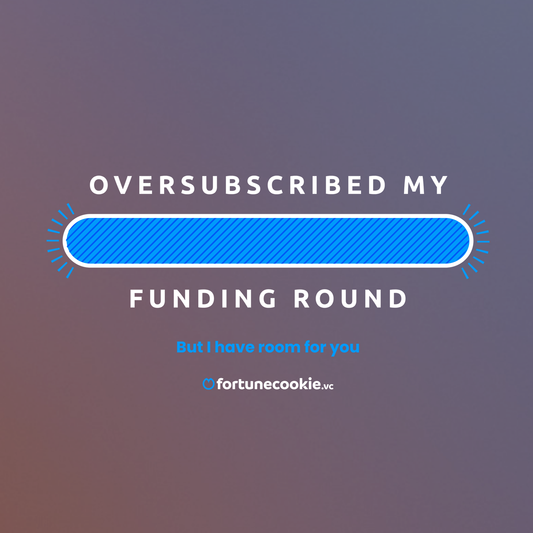 Oversubscribed My Funding Round Tee