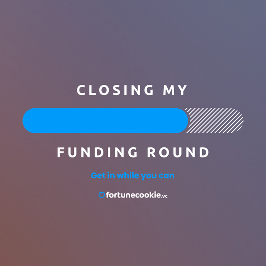 Closing My Funding Round Tee (80% Raised)